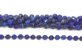 Lapis fac.Energy bar cut 10mm str 33 beads-beads incl pearls-Beadthemup