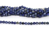 Sodalite(China) fac.diamond cut 8mm str 44 beads-beads incl pearls-Beadthemup