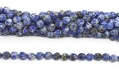 Sodalite(China) fac.diamond cut 10mm str 38 beads-beads incl pearls-Beadthemup