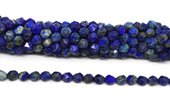Lapis fac.diamond cut 8mm str 44 beads-beads incl pearls-Beadthemup