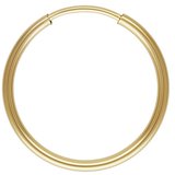 14k Gold filled 1.25x16mm Endless Hoop pair-findings-Beadthemup