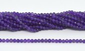 Amethyst Fac.Round 4mm strand 97 beads-beads incl pearls-Beadthemup