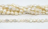 Fresh Water Pearl Keshi app 9x7mm app 36 beads per strand-beads incl pearls-Beadthemup