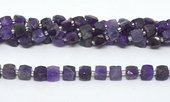 Amethyst Fac.Cube 10mm Strand 31 beads-beads incl pearls-Beadthemup