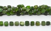 Canadian Jade Fac.Cube 10mm Strand 31 beads-beads incl pearls-Beadthemup