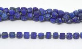 Lapis Fac.Cube 10mm Strand 31 beads-beads incl pearls-Beadthemup
