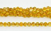 Citrine natural pol.Round 9.5mm strand 41 beads-beads incl pearls-Beadthemup