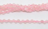 Rose Quartz top drill Fac.Onion 6mm strand 89 beads-beads incl pearls-Beadthemup