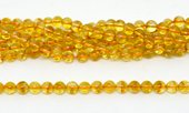 Citrine natural pol.Round 8mm strand 50 beads-beads incl pearls-Beadthemup