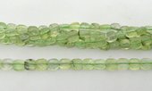 Prehnite Fac.Flat Square 6mm strand 67 beads-beads incl pearls-Beadthemup