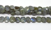 Labradorite Fac.Flat Rectangle 140x14mm strand 37 beads-beads incl pearls-Beadthemup