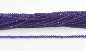 Amethyst Fac.Round 2mm strand 168 beads-beads incl pearls-Beadthemup
