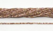 Rhodonite Fac.Round 2mm strand 168 beads-beads incl pearls-Beadthemup
