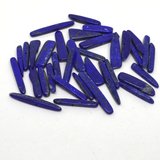 Lapis Stick Chip EACH BEAD app 30x4mm-beads incl pearls-Beadthemup