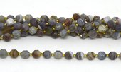Botswana Agate fac.Energy bar cut 10mm str 32 beads-beads incl pearls-Beadthemup