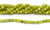 Green Garnet Pol.Round 10mm str 39 beads-beads incl pearls-Beadthemup