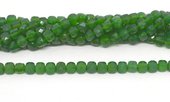 Green Onyx Fac.Cube 8mm Str 52 beads-beads incl pearls-Beadthemup