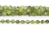 Prehnite fac.Energy bar cut 10mm str 32 beads-beads incl pearls-Beadthemup