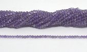 Amethyst pol.round 4mm str 86 beads (HAND CUT/DRILL)-beads incl pearls-Beadthemup