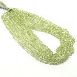Green Amethyst Grad Fac.Rondel 6-8mm str 86 beads-beads incl pearls-Beadthemup