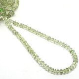 Green Amethyst Pol.Rondel 10x7mm str 68 beads-beads incl pearls-Beadthemup