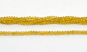 Citrine Fac.Rondel 4.5x3mm str 137 beads-beads incl pearls-Beadthemup