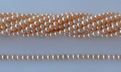 Fresh Water Pearl potato pink 5.5mm strand 77 beads-beads incl pearls-Beadthemup