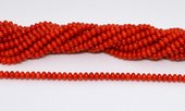 Orange Coral Saucer 6x4mm Strand 102 beads-beads incl pearls-Beadthemup