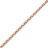 14k ROSE gold filled cable chain 1.2x1.3mm per meter-findings-Beadthemup