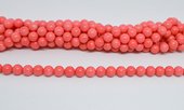 Pink Coral round 10mm strand 42 beads-beads incl pearls-Beadthemup