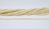 White Coral Faceted Coin 4mm Strand 90 beads-beads incl pearls-Beadthemup
