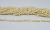 White coral Stick 2x6-8mm 40cm strand-beads incl pearls-Beadthemup