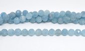 Aquamarine AA Faceted Round 12mm Strand 34 beads-beads incl pearls-Beadthemup
