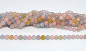 Beryl A/B Polished Round 8mm strand 47 beads-beads incl pearls-Beadthemup