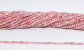Pink Opal Faceted Cube 2.5mm strand 164 beads-beads incl pearls-Beadthemup