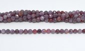 Ruby A Faceted Diamond Round 6mm strand 71 beads-beads incl pearls-Beadthemup