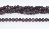 Ruby AB Polished round 8mm Strand 48 beads-beads incl pearls-Beadthemup
