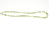 Prehnite Faceted Wheel 7x4mm Strand 80 beads-beads incl pearls-Beadthemup