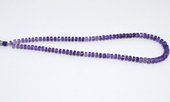 Amethyst Faceted Wheel 7x4mm Strand 80 beads-beads incl pearls-Beadthemup