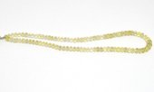 Lemon Quartz Faceted Wheel 7x4mm Strand 80 beads-beads incl pearls-Beadthemup
