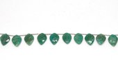 Amazonite Russian 12x16 mm shield EACH BEAD-beads incl pearls-Beadthemup