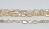 Fresh Water Pearl Keshi 7x10mm Strand 32 beads-beads incl pearls-Beadthemup