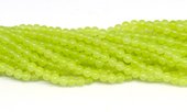 Jade Dyed Lime 6mm strand 62 beads-beads incl pearls-Beadthemup