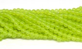 Jade Dyed Lime 8mm strand 48 beads-beads incl pearls-Beadthemup