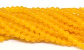 Jade Dyed Yellow 6mm strand 62 beads-beads incl pearls-Beadthemup