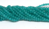 Jade Dyed Teal 4mm strand 92 beads-beads incl pearls-Beadthemup