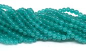 Jade Dyed Teal 6mm strand 62 beads-beads incl pearls-Beadthemup