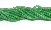 Jade Dyed Green 4mm strand 92 beads-beads incl pearls-Beadthemup