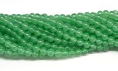 Jade Dyed Green 6mm strand 62 beads-beads incl pearls-Beadthemup