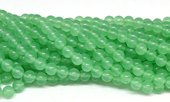 Jade Dyed Green 8mm strand 48 beads-beads incl pearls-Beadthemup